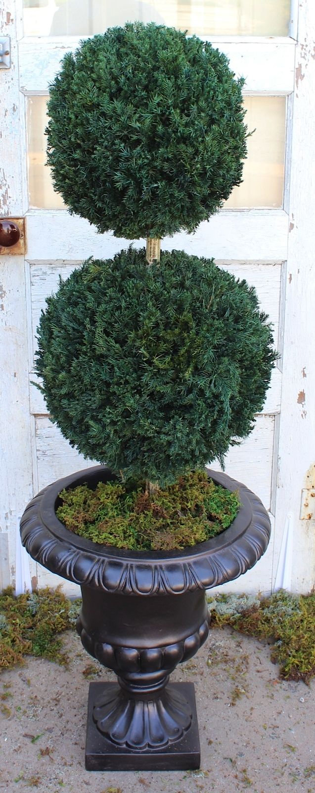 Double Ball Topiary - 40" - Click Image to Close